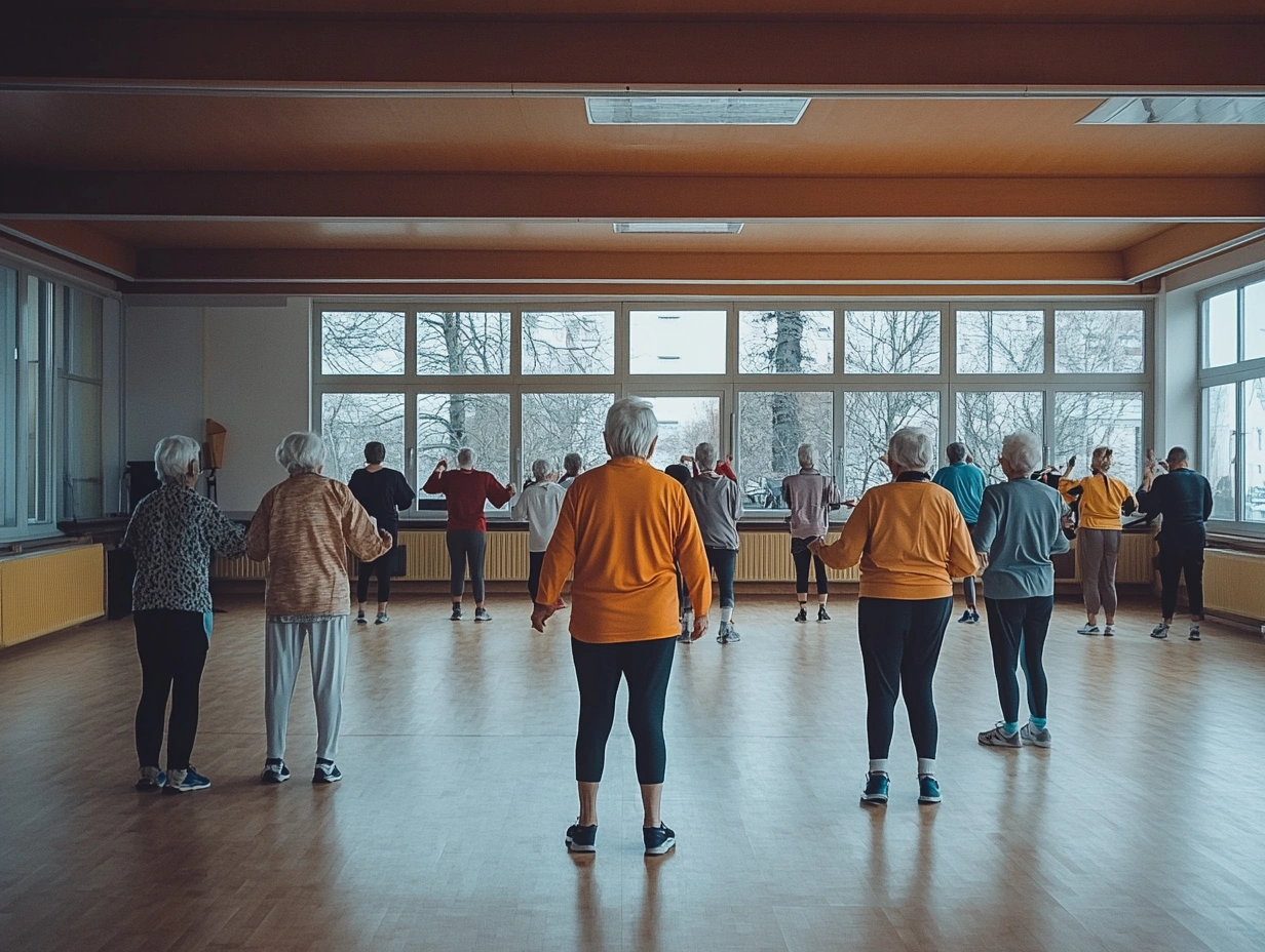 Групове заняття для пенсіонерів